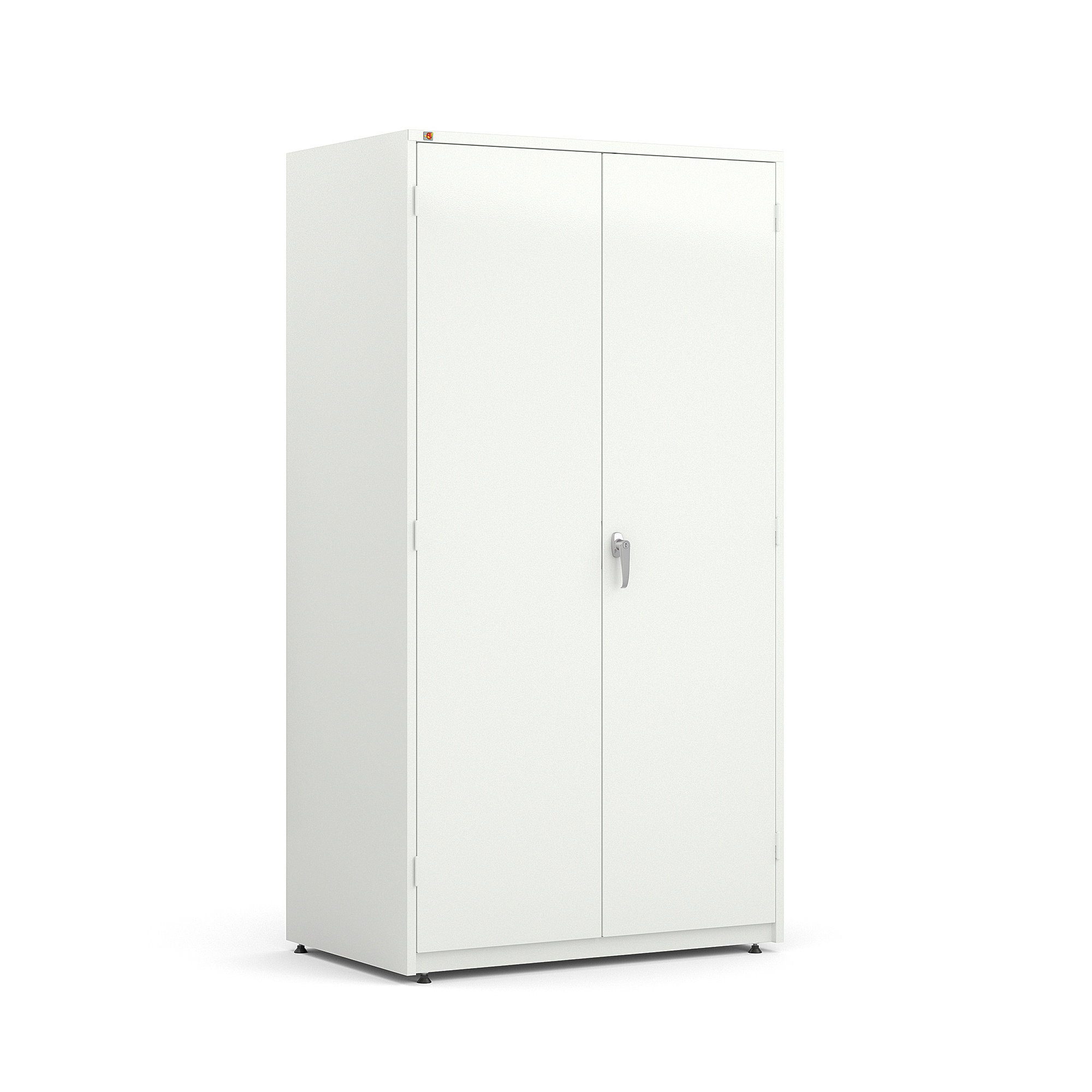 Extra Deep Storage Cabinet Spirit, White Storage Shelves With Doors